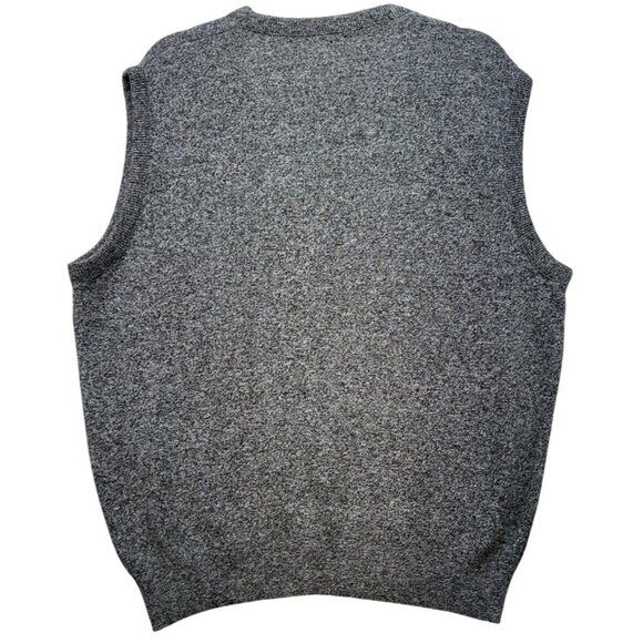 Vintage Jantzen Mens XL Knit Sweater Vest Gray - Picture 4 of 6